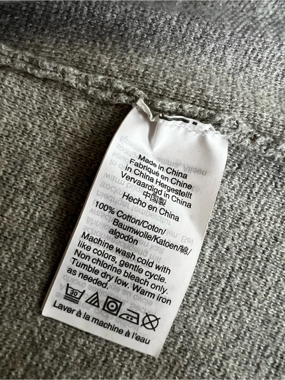 ❌SOLD❌J. Crew Mercantile Women's Gray Notch Collar Cotton Knit Sweater Blazer
